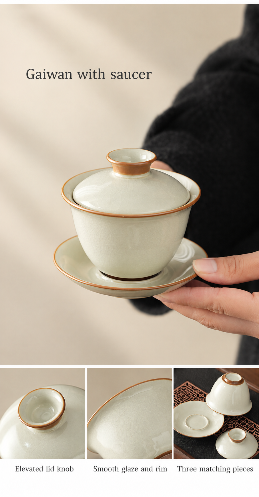 Gaiwan with saucer