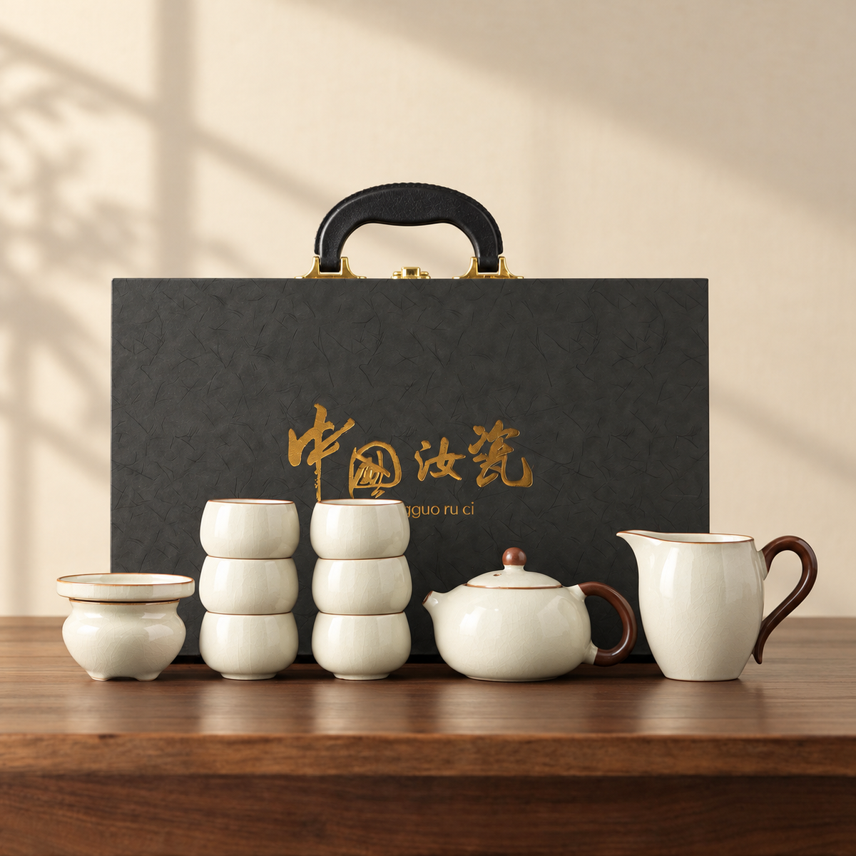 Teapot set — ten pieces