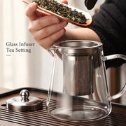 Clear Glass Infuser Tea Sets — image 2