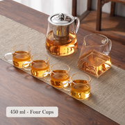 Clear Glass Infuser Tea Sets — image 6