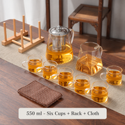 Clear Glass Infuser Tea Sets — image 11