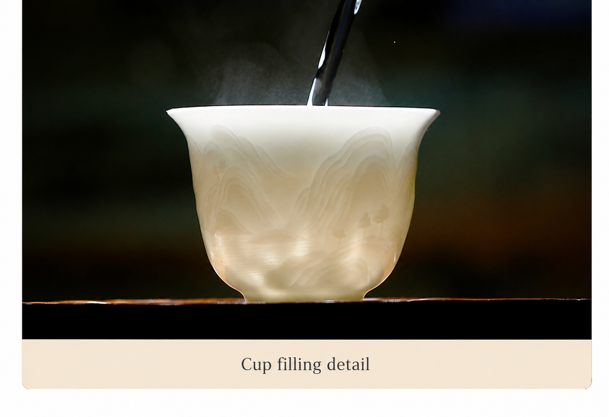 Cup filling detail