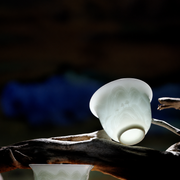 Landscape Relief Porcelain Gongfu Tea Set — image 3