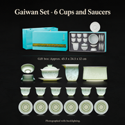Landscape Relief Porcelain Gongfu Tea Set — image 11