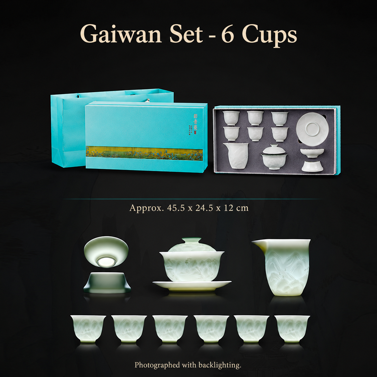 Gaiwan Set - 6 Cups