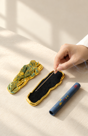 Mountain-shaped incense holder