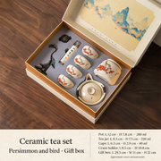 Ceramic Gongfu Tea Set with Landscape Gift Box — image 16