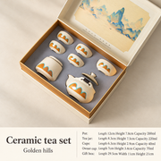 Ceramic Gongfu Tea Set with Landscape Gift Box — image 19