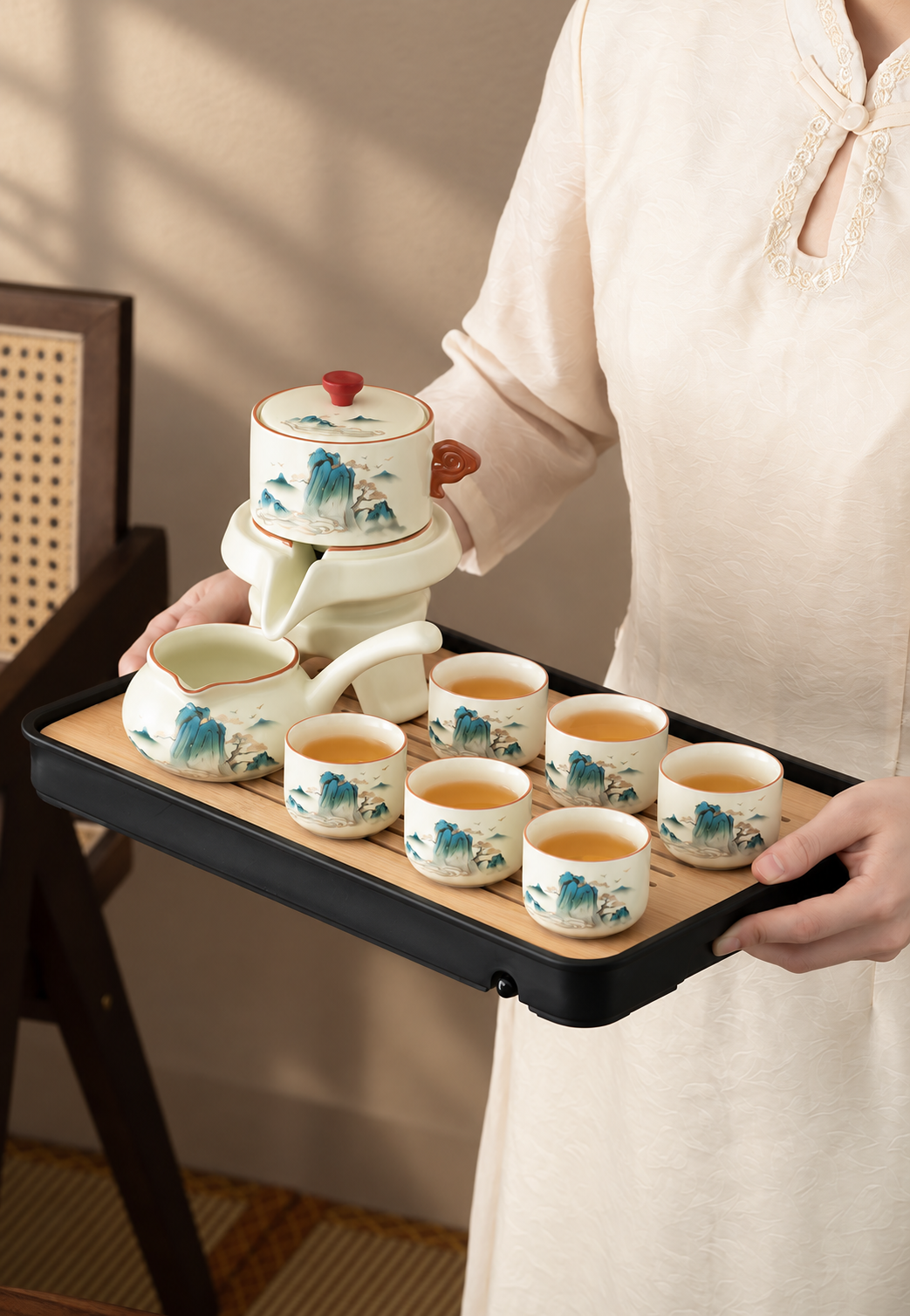 A Shared Tea Setting