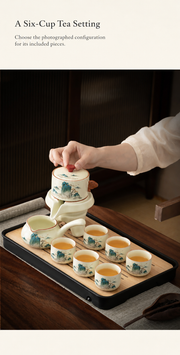 A Six-Cup Tea Setting