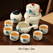 Landscape Ceramic Rotating Brewer Tea Sets — image 8