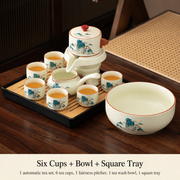 Six Cups + Bowl + Square Tray