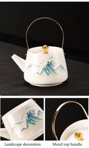 Top handle and lid detail