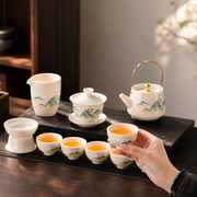 Jiangshan Mountain and River Ceramic Tea Set — image 2