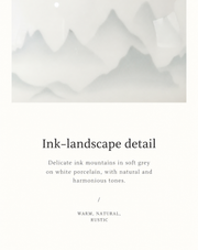 Ink-landscape detail