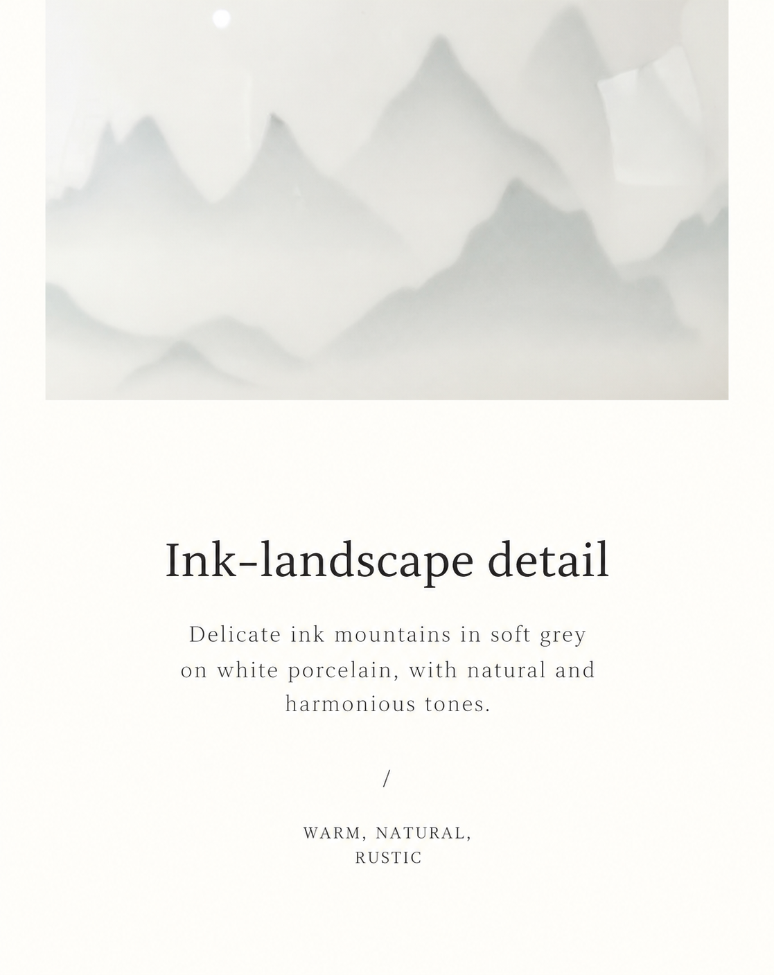 Ink-landscape detail
