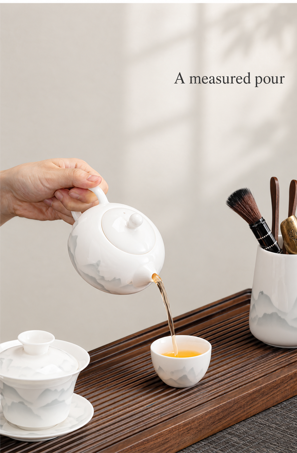 A measured pour