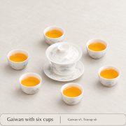 Ink-Landscape Porcelain Gongfu Tea Set — image 6