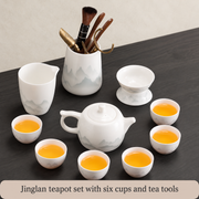 Ink-Landscape Porcelain Gongfu Tea Set — image 14