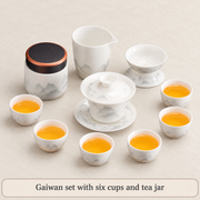 Ink-Landscape Porcelain Gongfu Tea Set — image 15