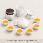 Ink-Landscape Porcelain Gongfu Tea Set — image 16