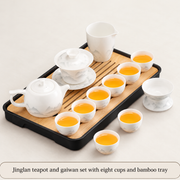 Ink-Landscape Porcelain Gongfu Tea Set — image 19