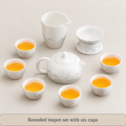 Rounded teapot — 6 cups, pitcher and filter