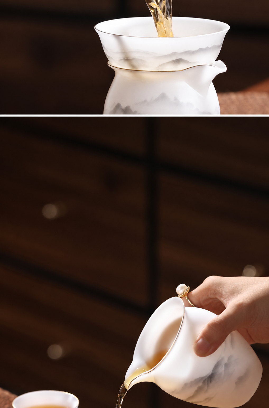 From strainer to pitcher