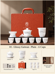 01 - Glossy Gaiwan - Plain - 6 Cups