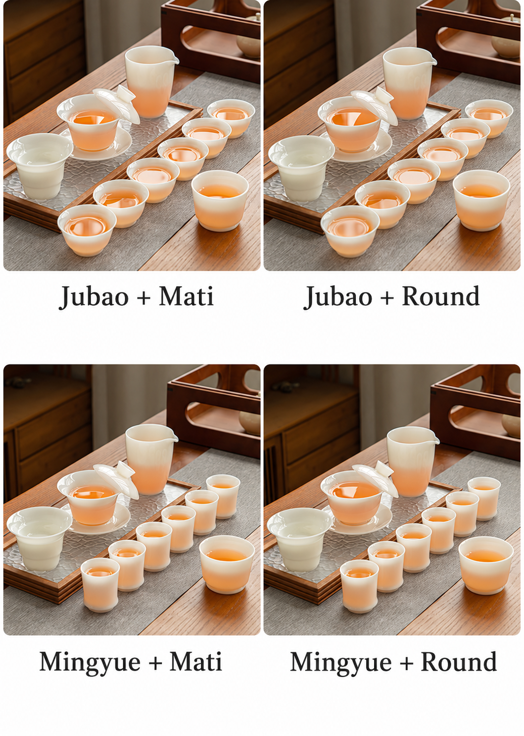 Jubao and Mingyue arrangements