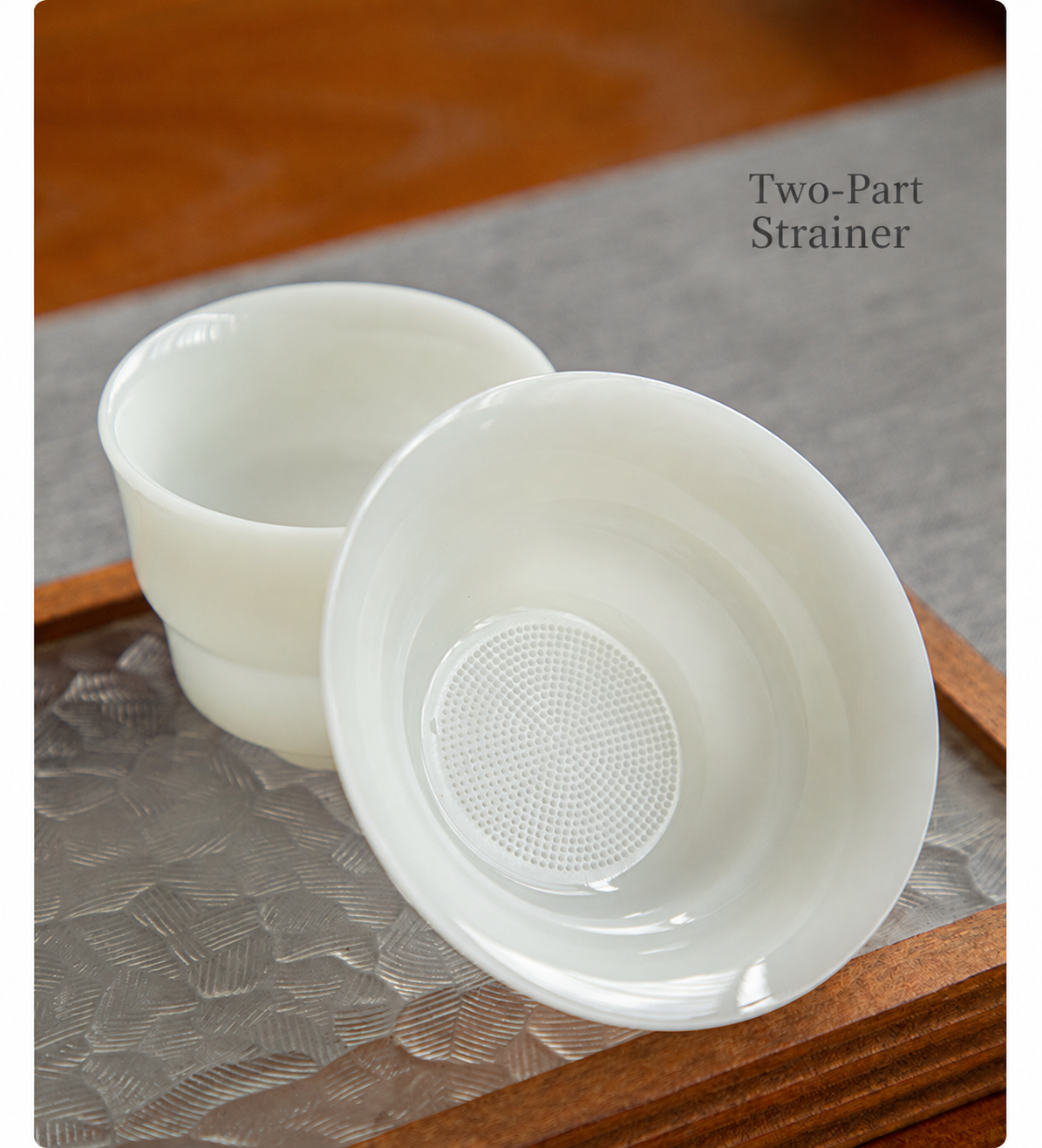 Two-part strainer