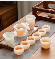 A quiet tea table