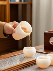 Pale Ceramic Gongfu Gaiwan Tea Sets — image 3
