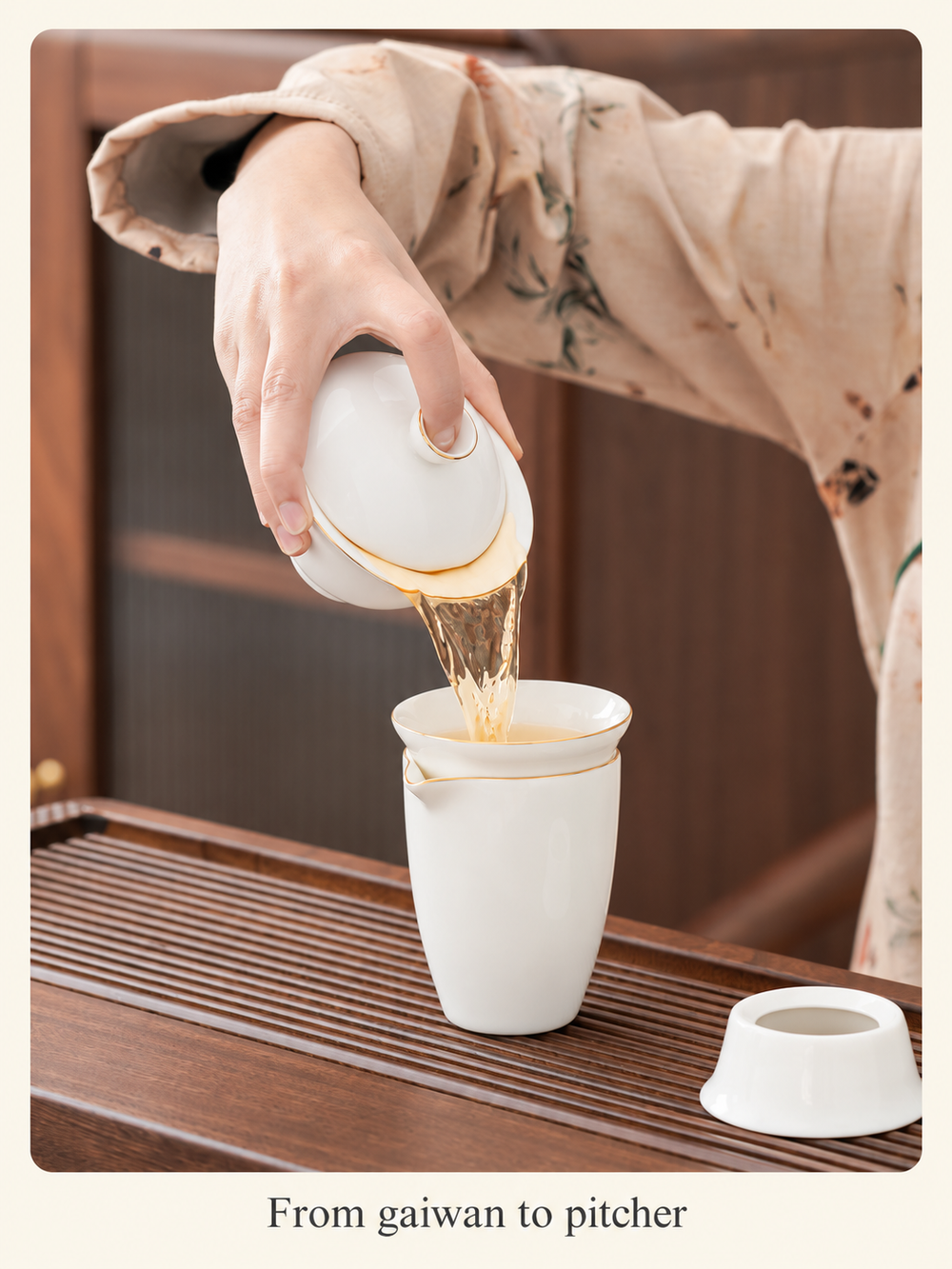 White Porcelain Gongfu Tea Set — image 2