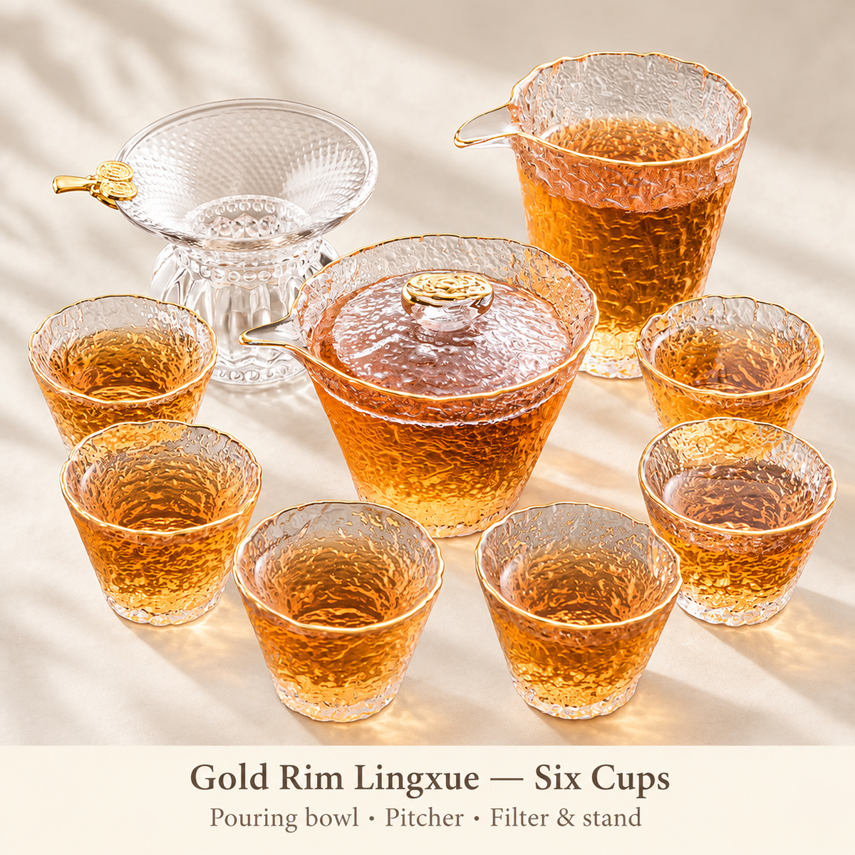 Gold Rim Lingxue — Full set