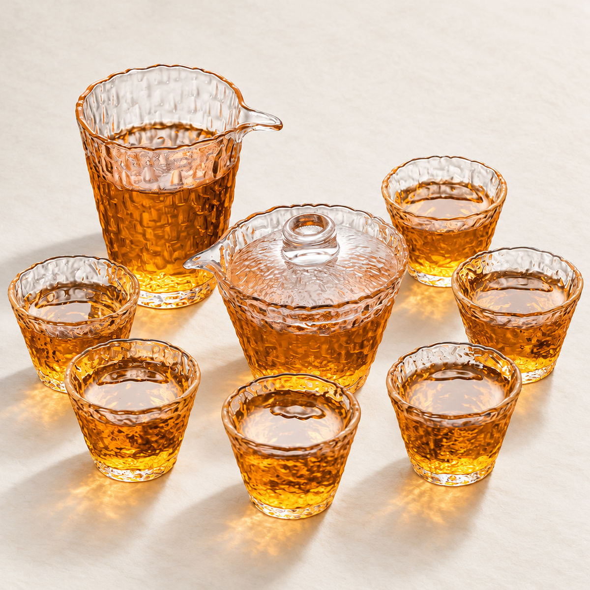 Binglu — Bowl, pitcher and six cups