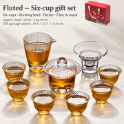 Fluted — Six-cup gift set