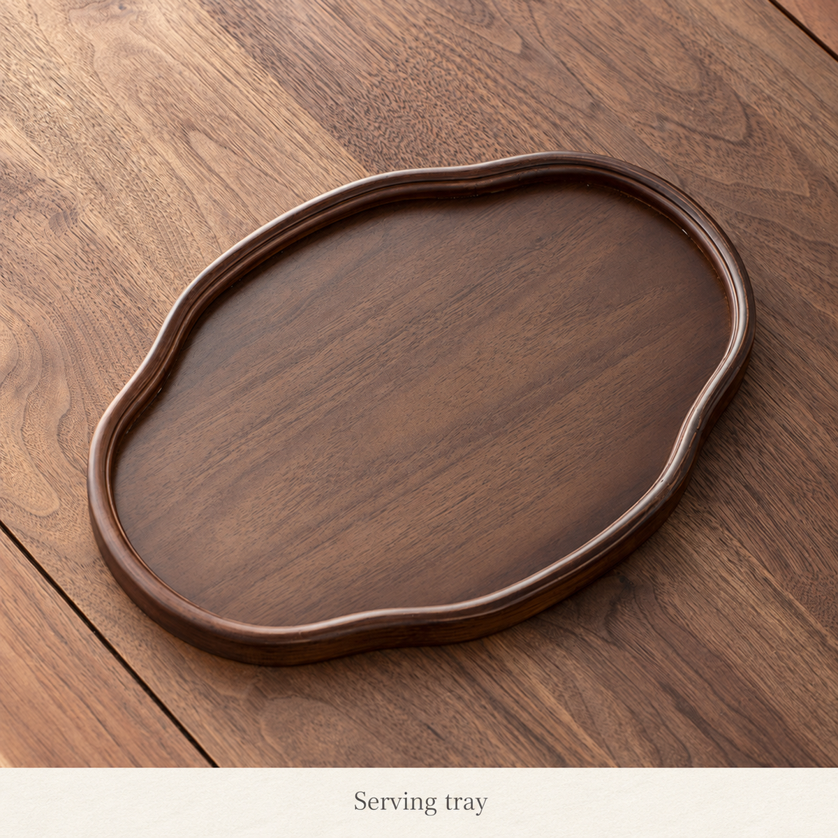 Walnut-Tone Serving Trays — image 6