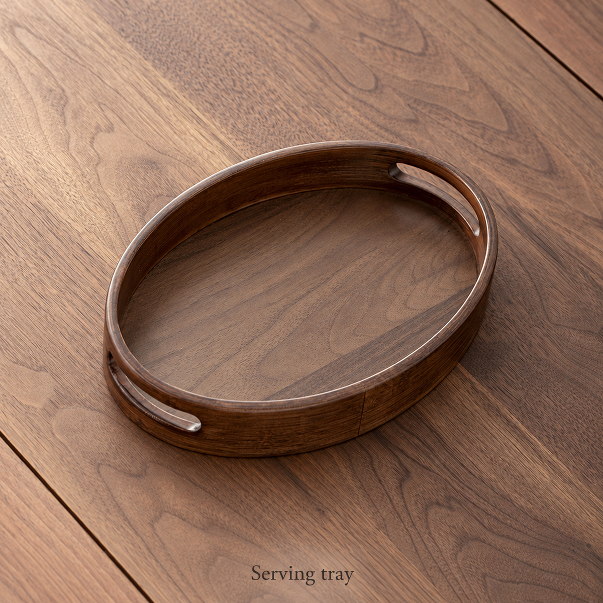 Walnut-Tone Serving Trays — image 25