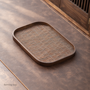 Walnut-Tone Serving Trays — image 28