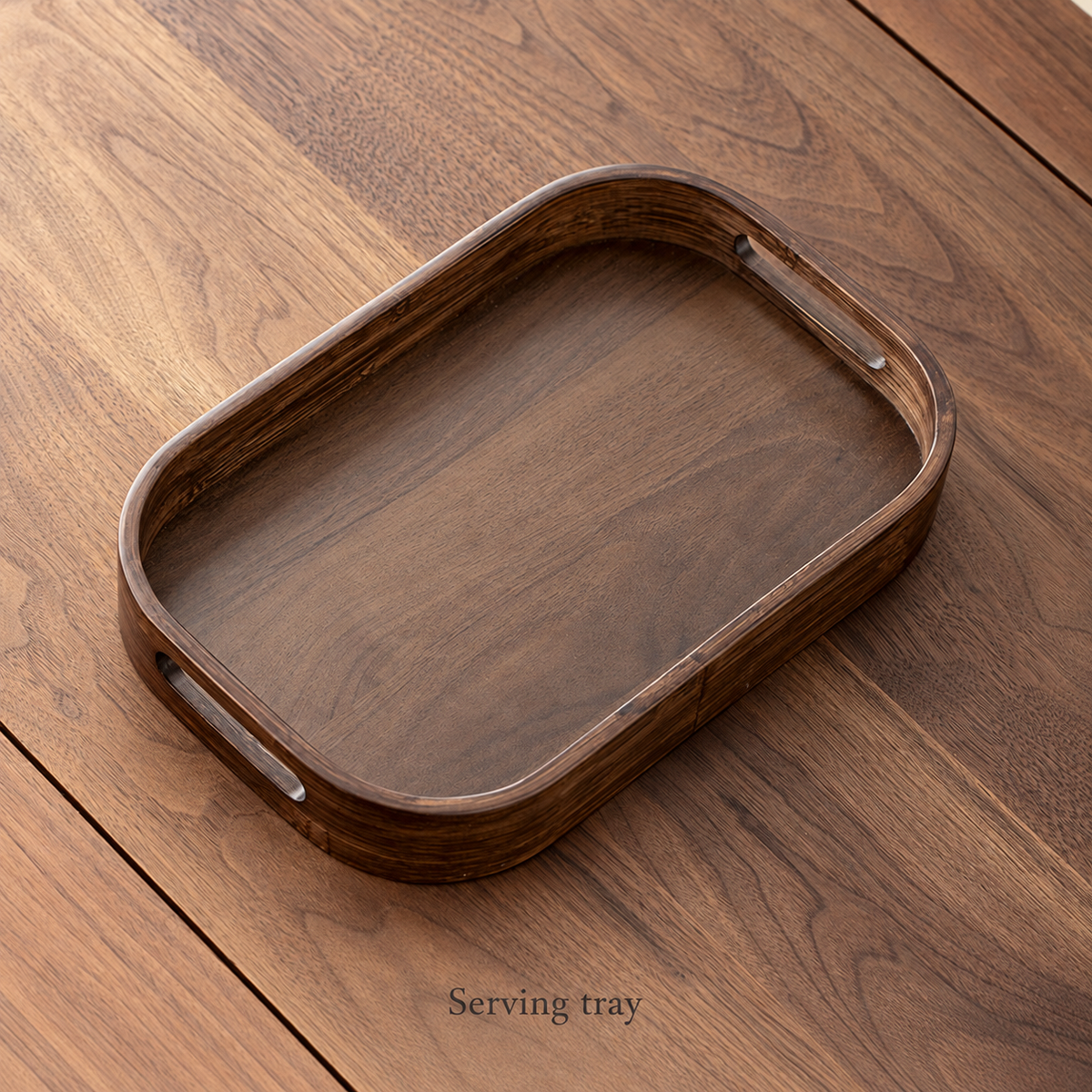 Rectangular handled tray — Small