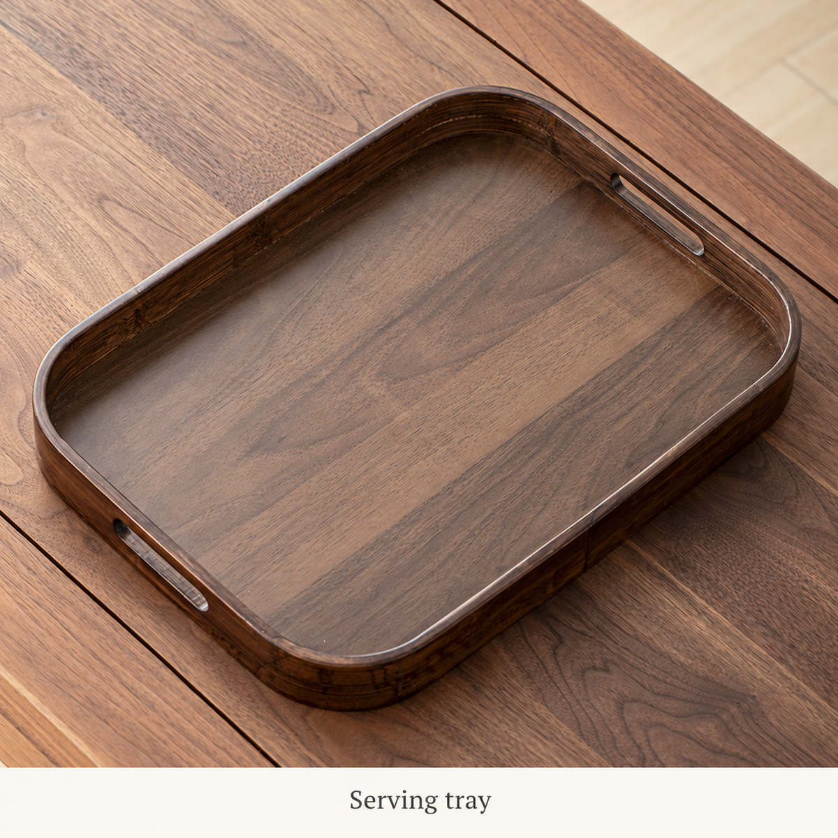 Rectangular handled tray — Large