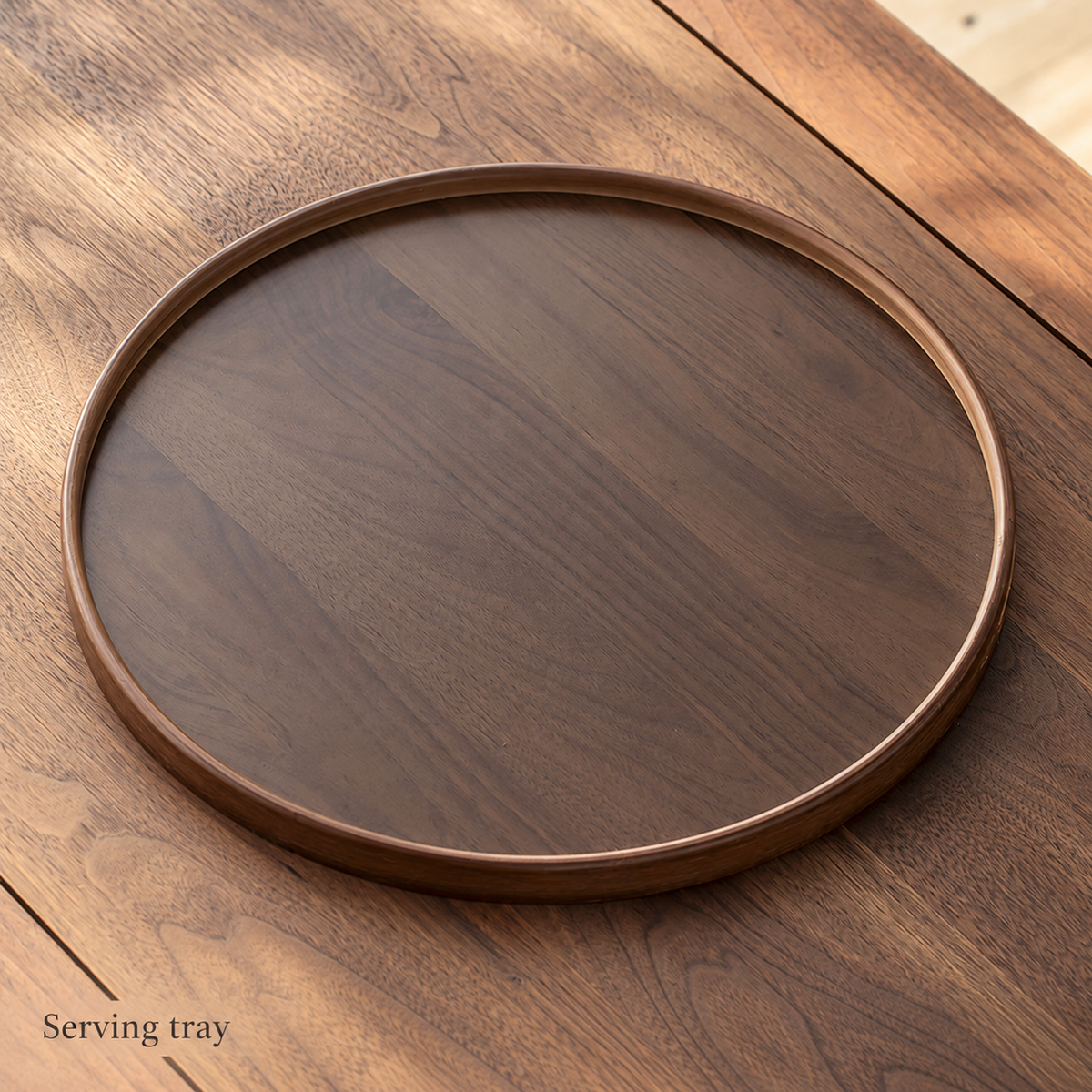 Round shallow tray — Extra large