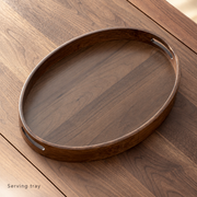 Oval handled tray — Large