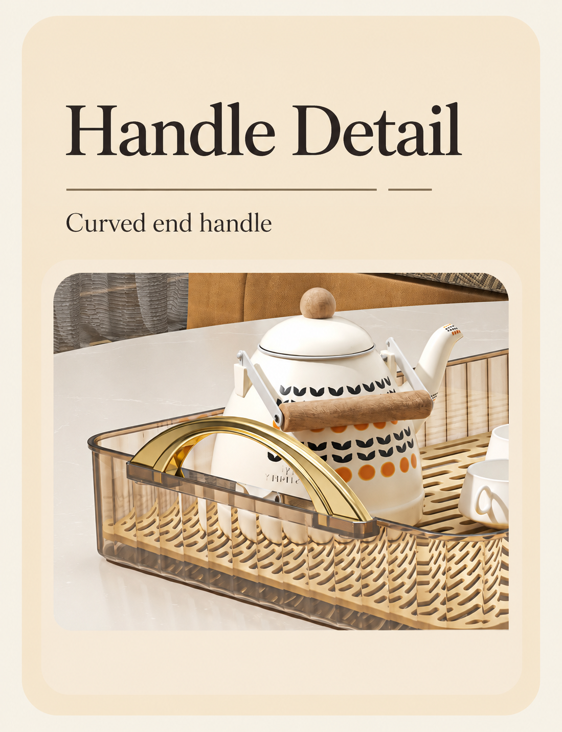 A closer look at the handle