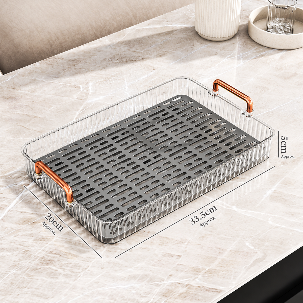 Ribbed Rectangular Drain Trays — image 6