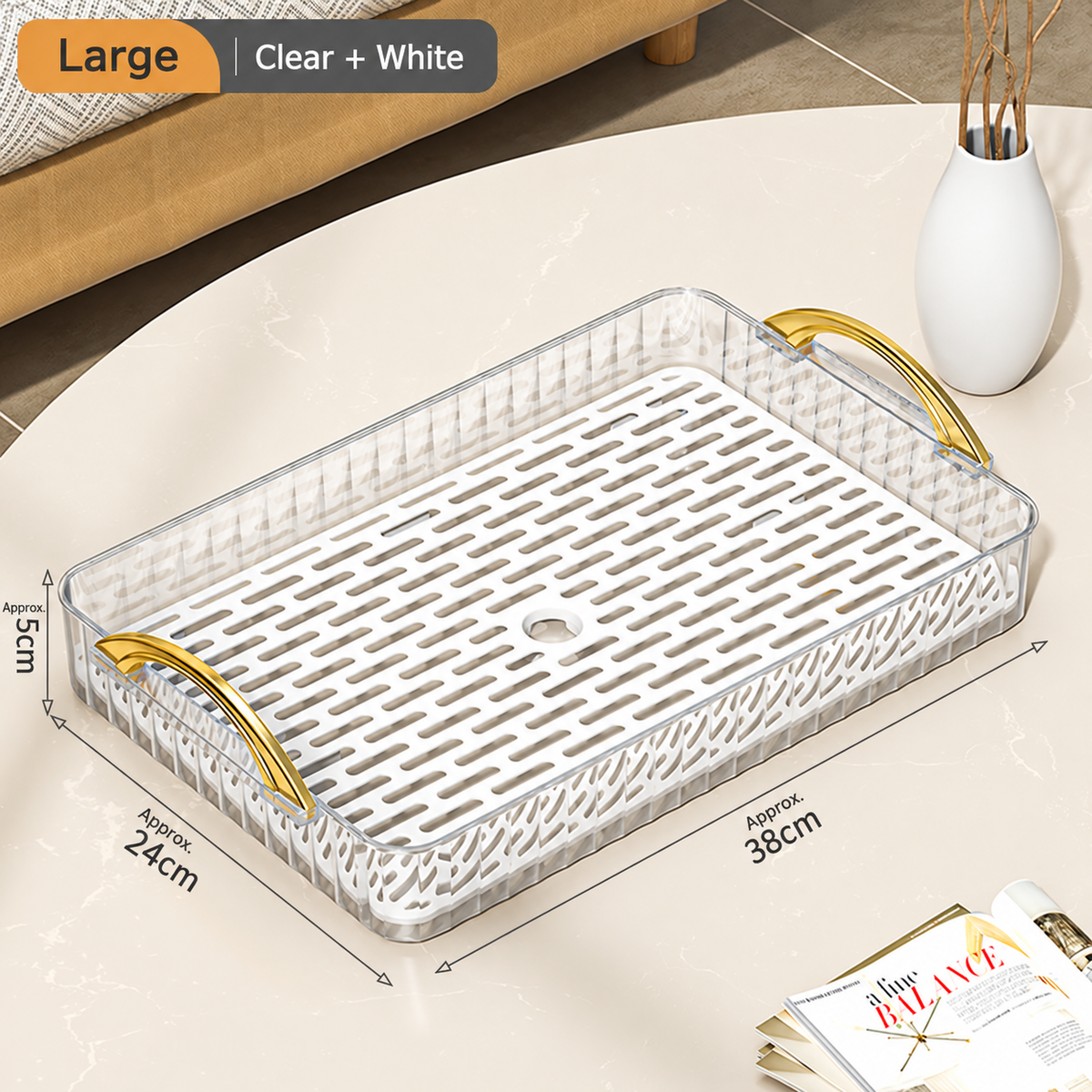 Ribbed Rectangular Drain Trays — image 14