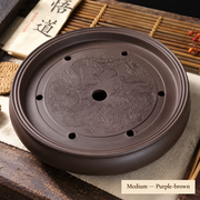 Dragon-Pattern Ceramic Tea Tray — image 9