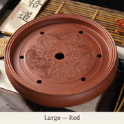 Dragon-Pattern Ceramic Tea Tray — image 13