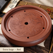 Dragon-Pattern Ceramic Tea Tray — image 16